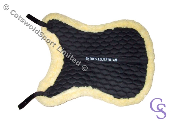 Fleece Saddle Pad with Black cotton backing