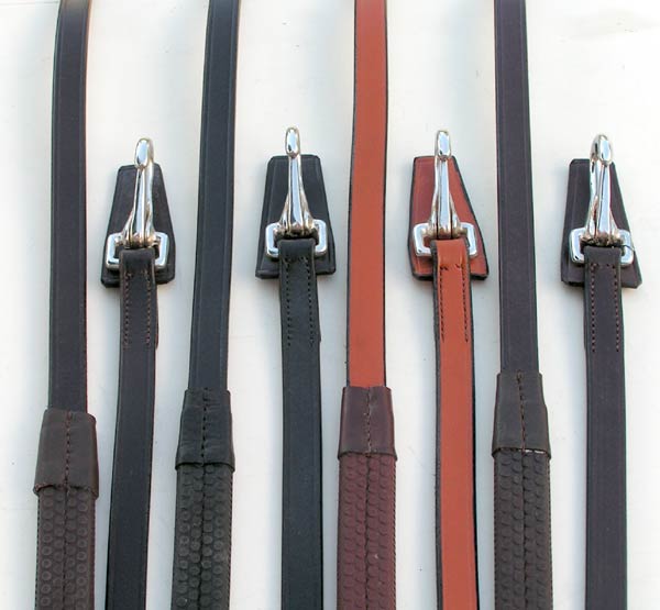 Rubber covered Clip Reins