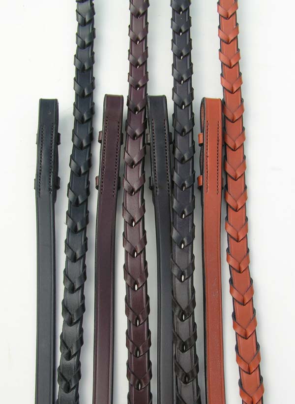Laced Reins with Billet End