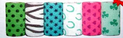 Powerflex bandage green shamrock x 3