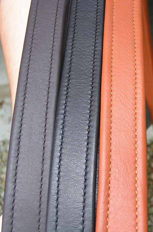 Stirrup leathers nylon core